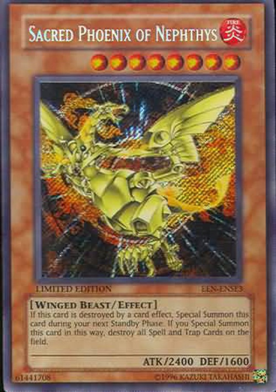 Yugioh Elemental Energy Special Edition Single Card Secret Rare Sacred Phoenix Of Nephthys Een Ense3 Toywiz - ice phoenix roblox