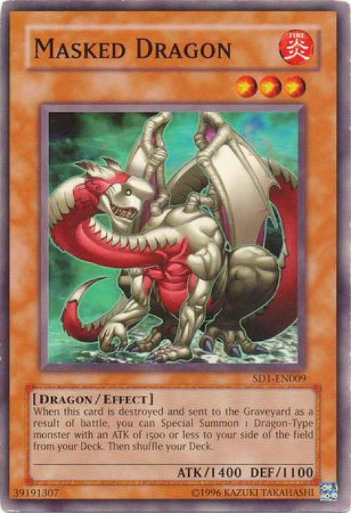 Yu-Gi-Oh! Red-Eyes B. Dragon Card - SD1-EN002 Common From Dragon's Roar Structure Deck