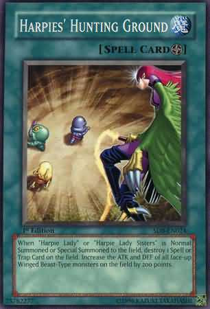 YuGiOh GX Structure Deck Lord of the Storm Single Card Common Harpies