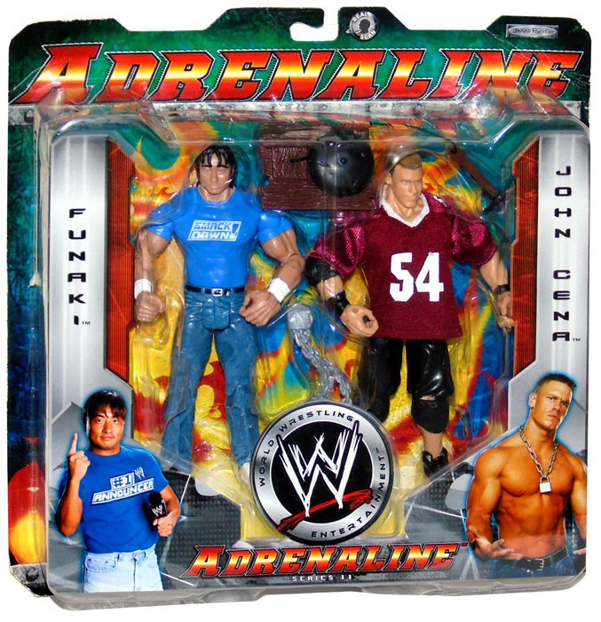 WWE Wrestling Adrenaline Series 11 John Cena Funaki Action Figure 2