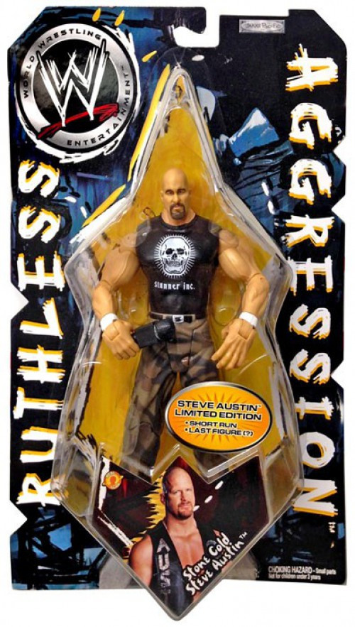 WWE Wrestling Ruthless Aggression Series 9 Steve Austin Action