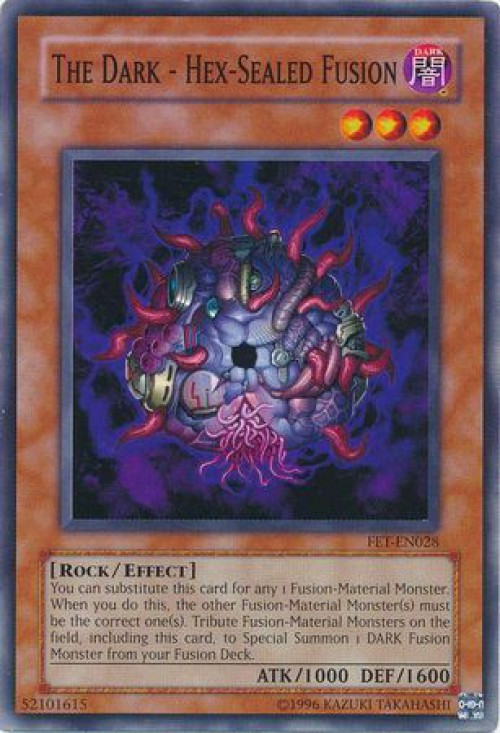 YuGiOh Flaming Eternity Single Card Common The Dark - Hex - Sealed ...