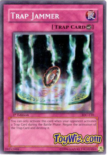 Yu-Gi-Oh! Trap Jammer Super Rare Card (IOC-110) - Invasion Of Chaos Unlimited Edition - View #6