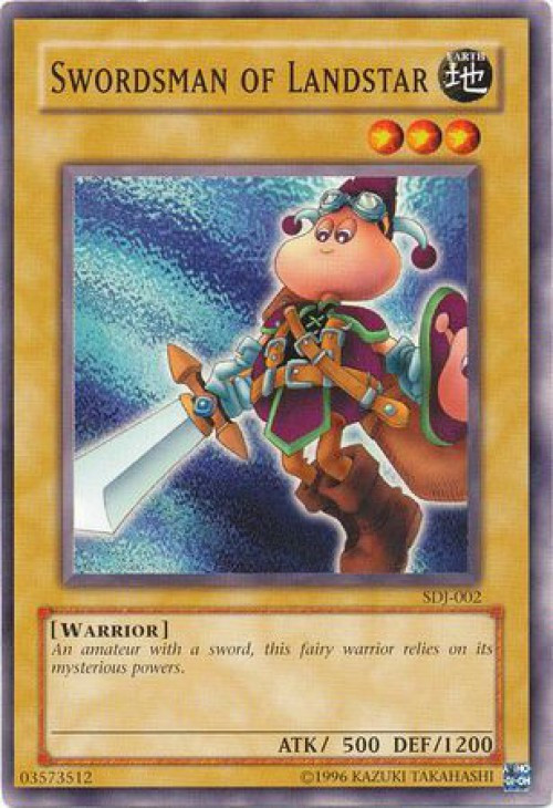 YuGiOh Joey Starter Deck Single Card Swordsman of Landstar SDJ-002