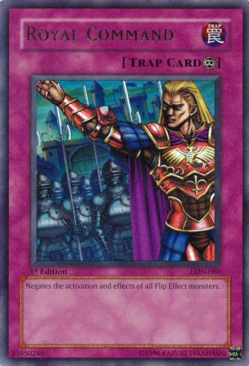YuGiOh Labyrinth of Nightmare Single Card Rare Royal Command LON080