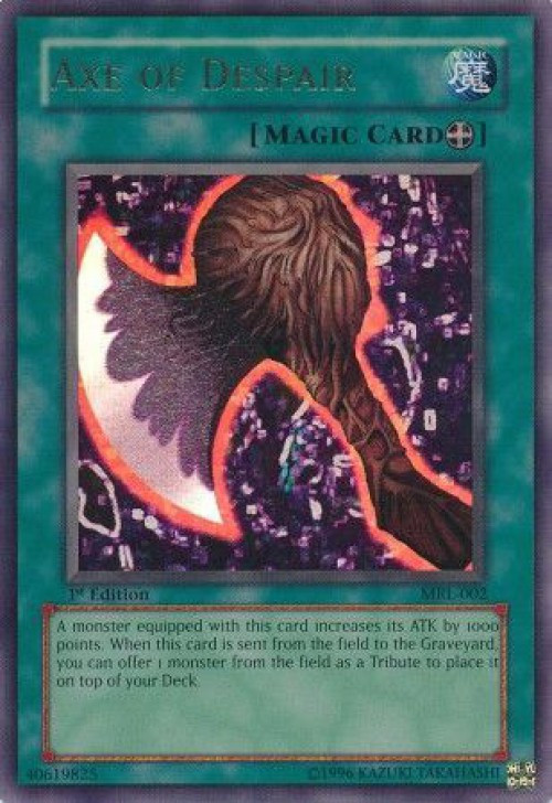 YuGiOh Magic Ruler Single Card Ultra Rare Axe of Despair MRL-002 - ToyWiz