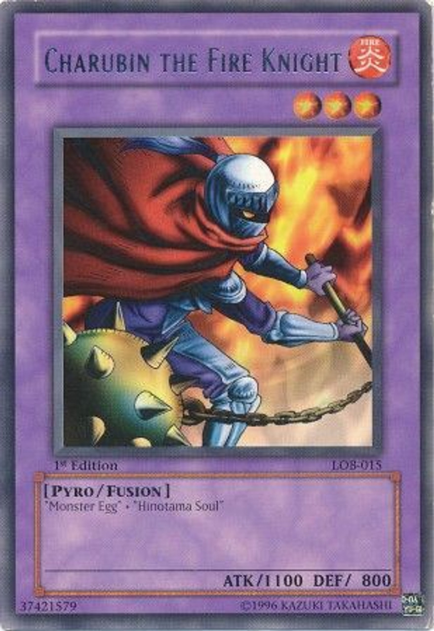 Yugioh Legend Of Blue Eyes White Dragon Single Card Rare Charubin The Fire Knight Lob 015 Toywiz - roblox the leggendary universe is made from solid egg