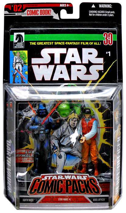 star wars comic pack figures