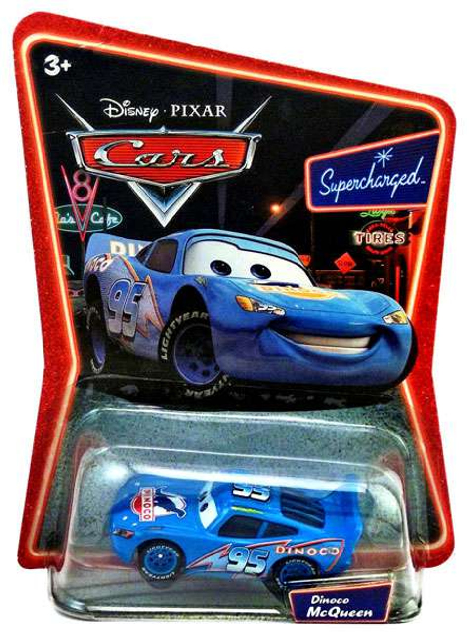 Disney Pixar Cars Supercharged Blue Dinoco Mcqueen 155 Diecast Car Mattel Toys Toywiz 