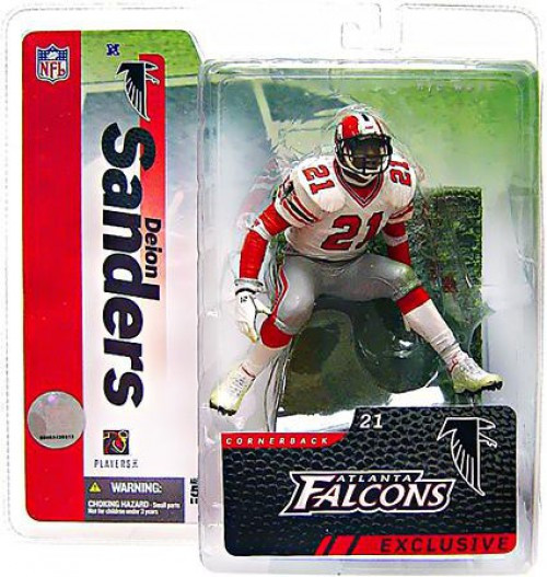 マクファーレンNFL デイオン・サンダース フィギュア 2体セット(貴重！) McFarlane Toys NFL Atlanta Falcons Sports Picks Football