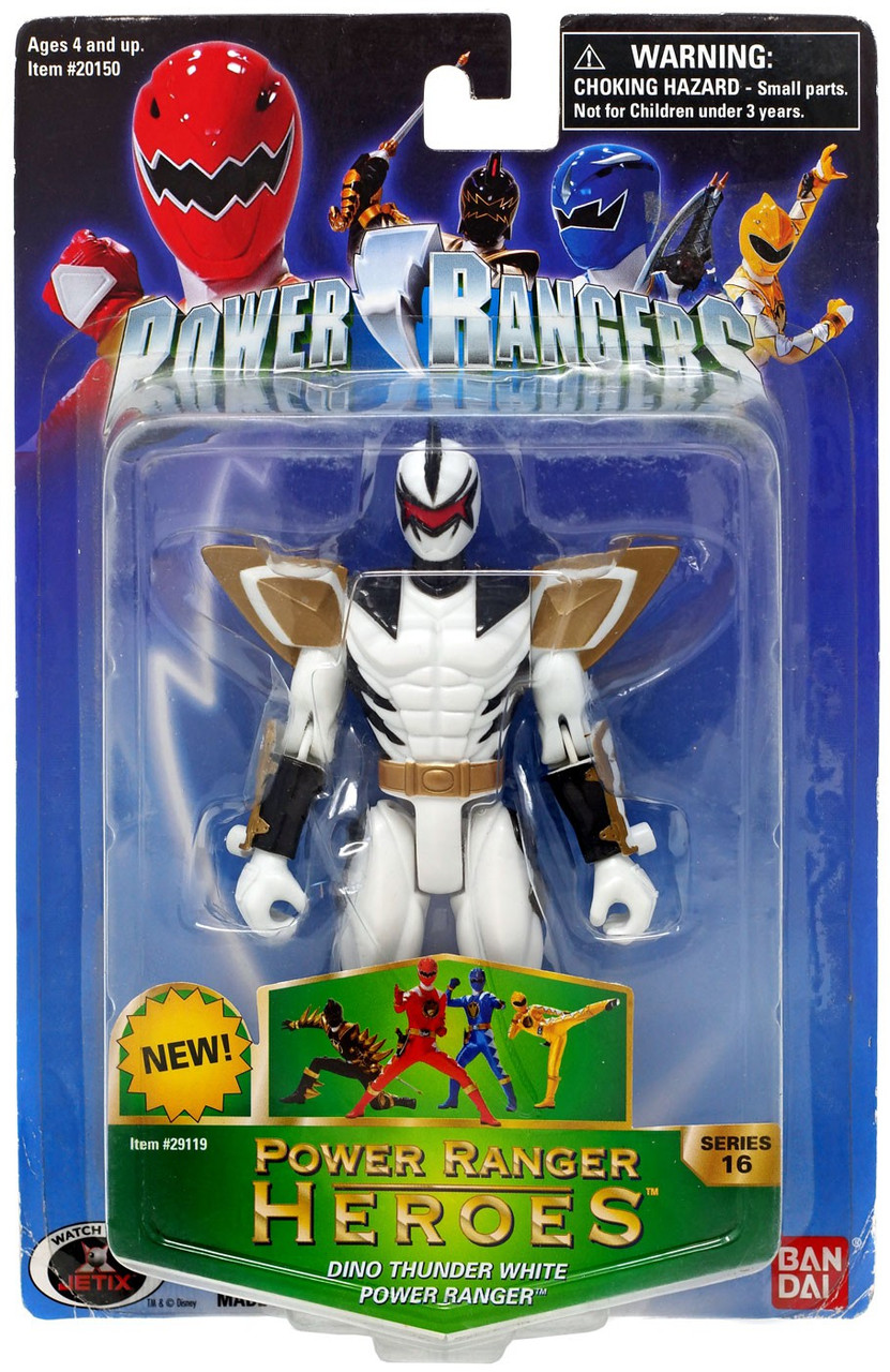 dino thunder white ranger action figure