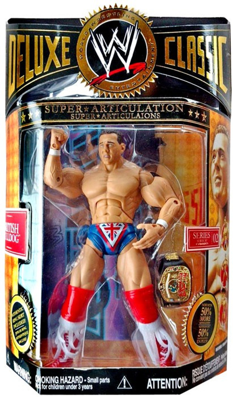 british bulldog wrestling figure