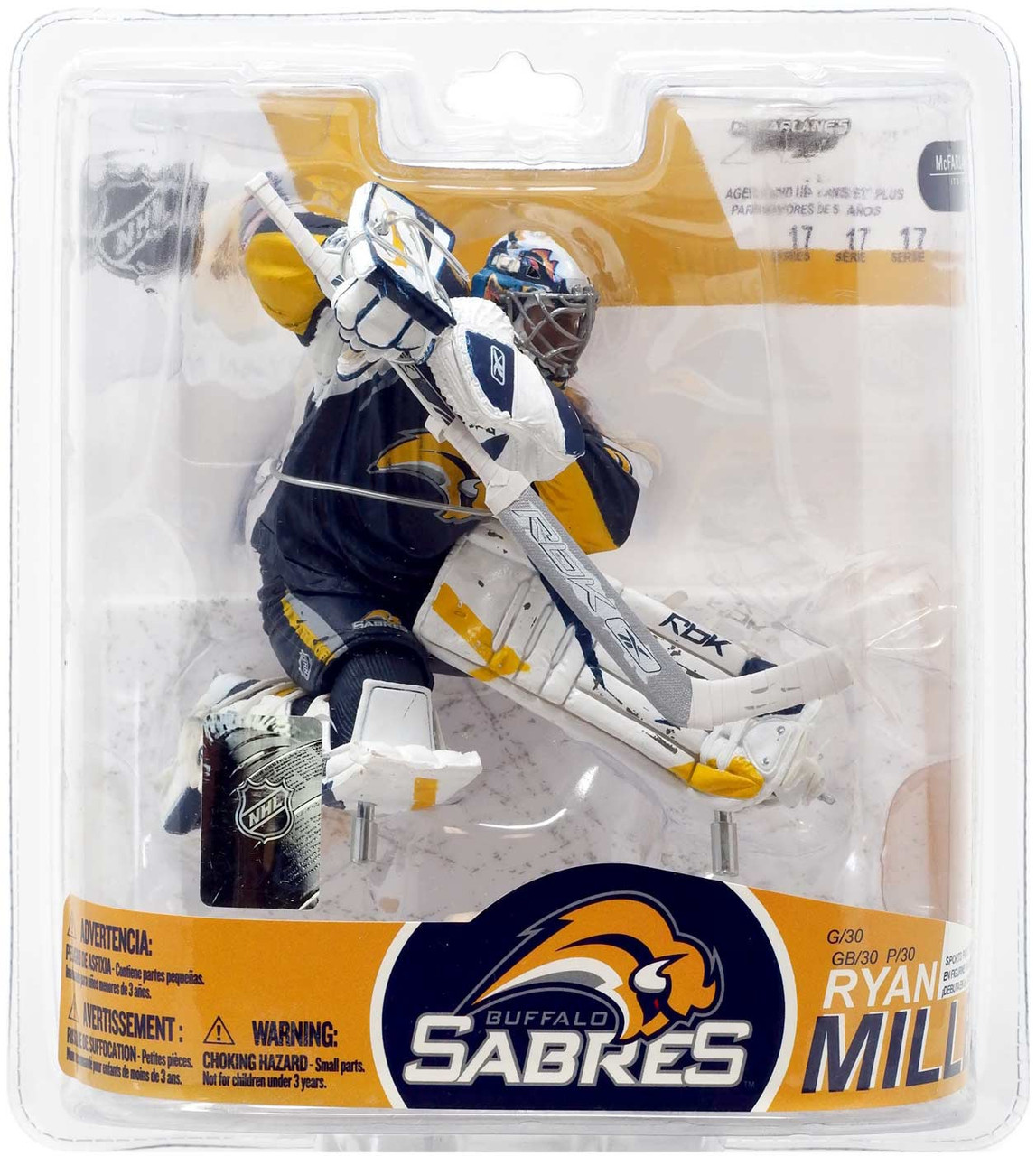 McFarlane Toys NHL Buffalo Sabres Sports Picks Series 17 Ryan Miller