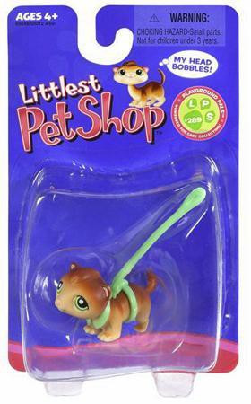 Littlest Pet Shop Ferret Figure 289 Green Leash Hasbro Toys ToyWiz