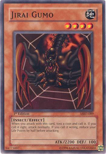 YuGiOh Metal Raiders Single Card Common Jirai Gumo MRD089 ToyWiz