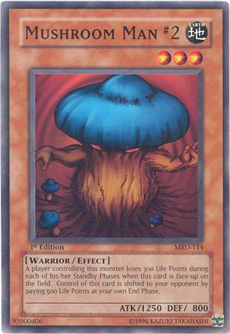 Yugioh Metal Raiders Single Card Common Mushroom Man 2 Mrd 114 Toywiz - mushroom cave roblox