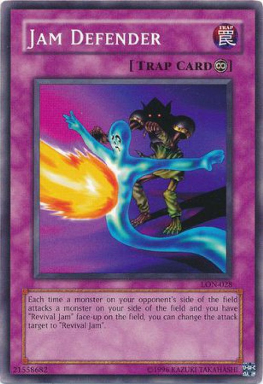 YuGiOh Labyrinth of Nightmare Single Card Common Jam Defender LON028 ToyWiz