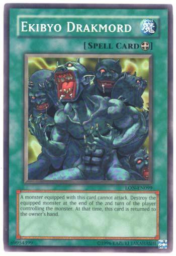 YuGiOh Labyrinth Of Nightmare Single Card Common Ekibyo Drakmord LON 