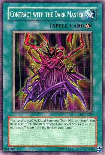YuGiOh Dark Crisis Single Card Common Contract With The Dark Master DCR 087 ToyWiz