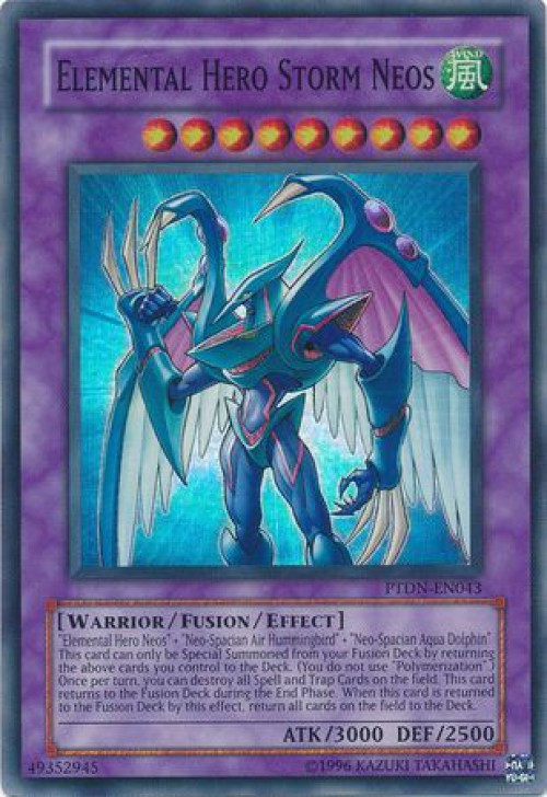 Yugioh Gx Phantom Darkness Single Card Super Rare Elemental Hero Storm Neos Ptdn En043 Toywiz
