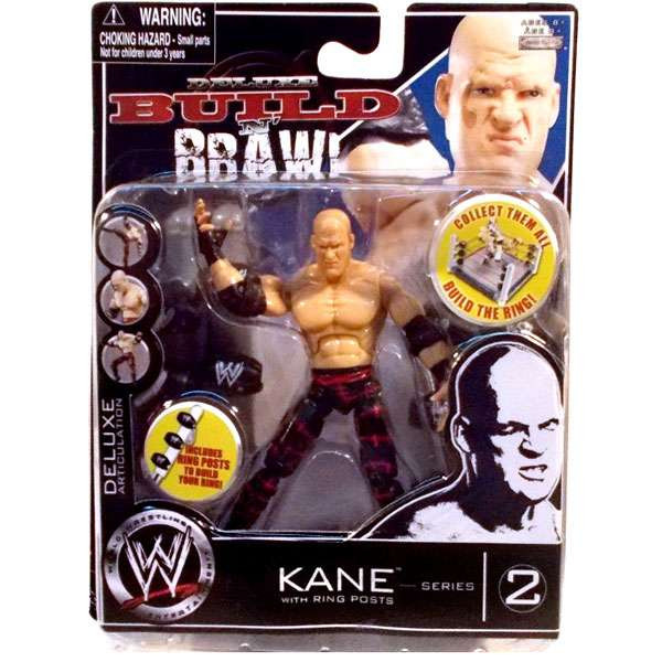 Wwe Wrestling Build N Brawl Series 2 Kane 4 Action Figure Jakks Pacific Toywiz
