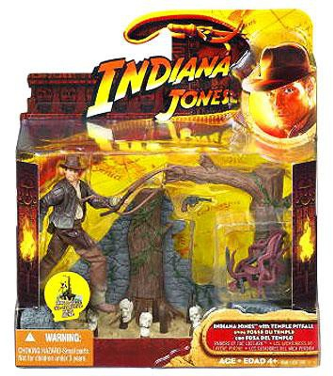 Indiana Jones Raiders Of The Lost Ark Indiana Jones 7 Action Figure Temple Pitfall Lucas Film Ltd Toywiz - the lost ark roblox
