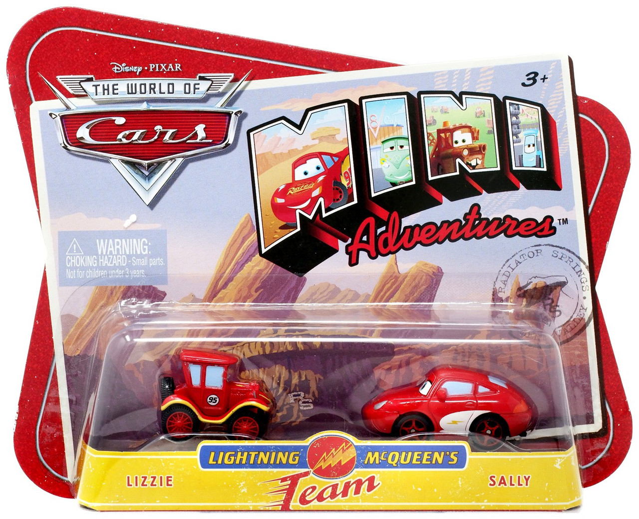Disney Pixar Cars The World of Cars Mini Adventures Lightning McQueens