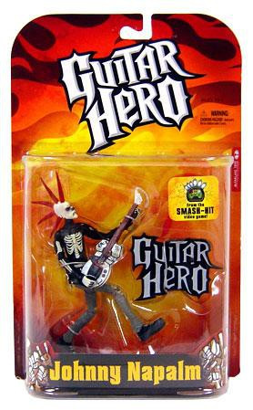 McFarlane Toys Guitar Hero Johnny Napalm Action Figure Skeleton Variant