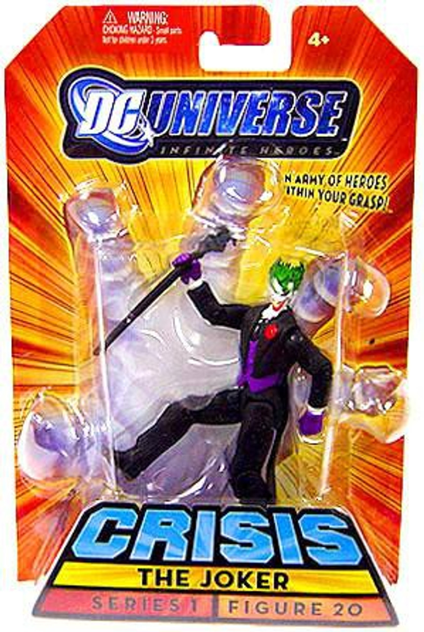 DC Universe Crisis Series 1 The Joker 3.75 Action Figure 20 Mattel Toys
