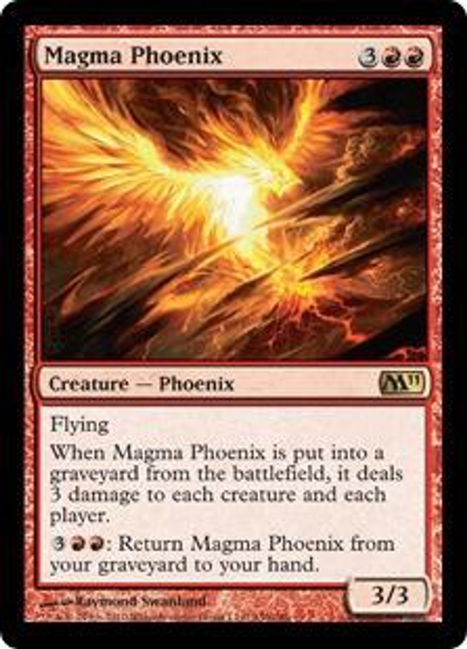 Magic The Gathering 2011 Core Set Single Card Rare Magma Phoenix 150 Toywiz - magma core roblox