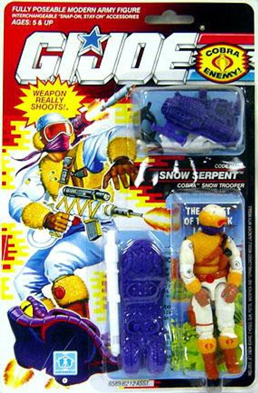 Gi Joe Vintage Snow Serpent 3 75 Action Figure Version 2 Hasbro Toys Toywiz - erp police roblox