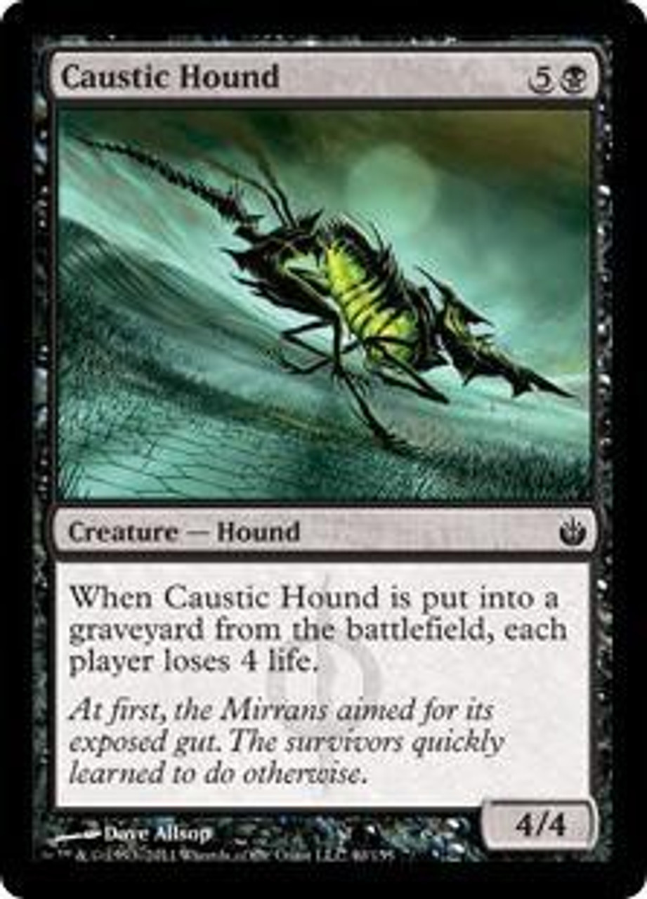 Magic The Gathering Mirrodin Besieged Single Card Common Caustic Hound 40 Toywiz - wasp mark ii roblox