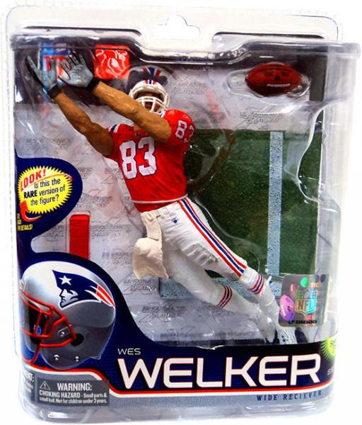 Mcfarlane Toys Nfl New England Patriots Sports Picks Series 26 Wes Welker Action Figure Minuteman Jersey Toywiz