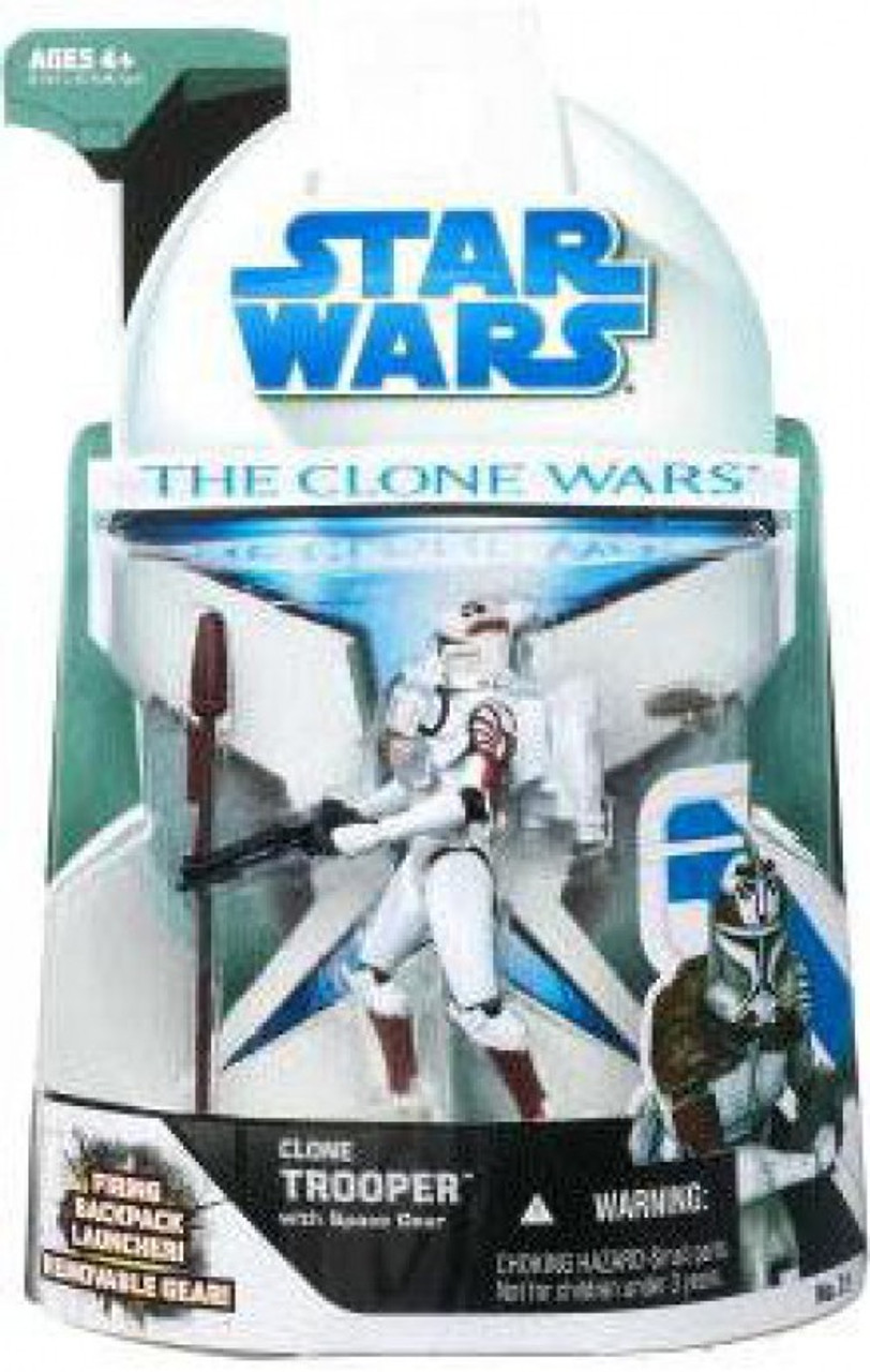 Star Wars The Clone Wars 2008 Clone Trooper With Space Gear 3 75 Action Figure 21 Hasbro Toys Toywiz - roblox elite space trooper