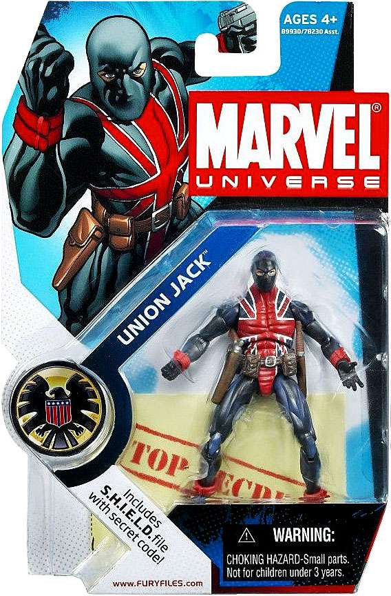 Marvel Universe Series 4 Union Jack 3.75 Action Figure 26 Hasbro Toys