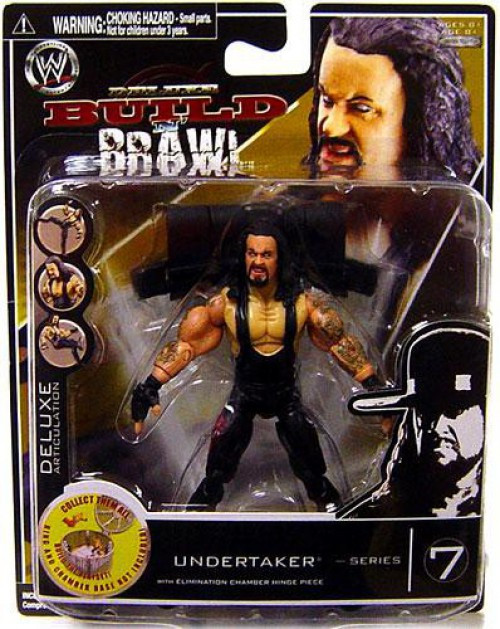 WWE Wrestling Build N Brawl Series 7 Undertaker 4 Action Figure Jakks Pacific - ToyWiz