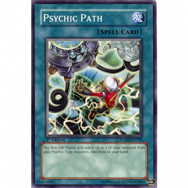 YuGiOh YuGiOh 5Ds Raging Battle Single Card Common Psychic Path