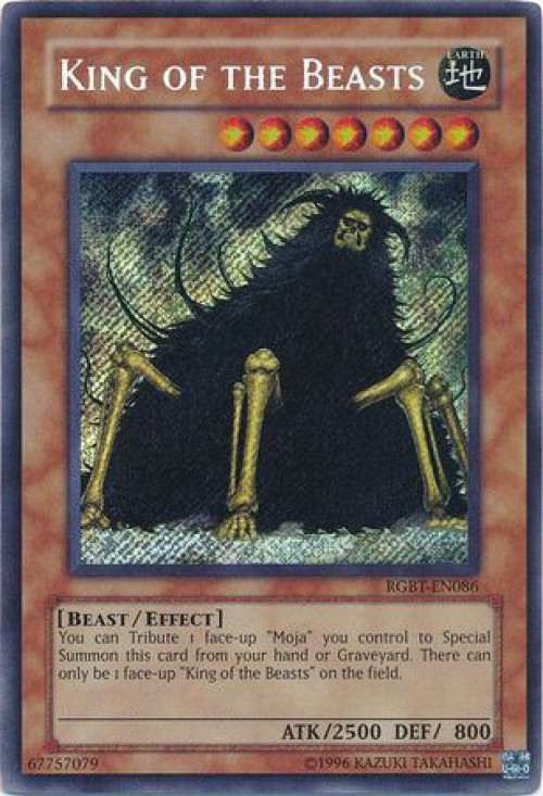 YuGiOh 5Ds Raging Battle Single Card Secret Rare King of ...