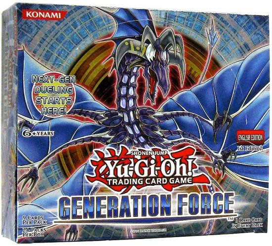 YuGiOh Generation Force Booster Box 24 Packs Konami - ToyWiz