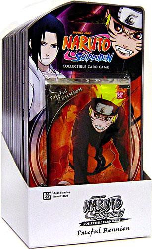 Naruto Shippuden Card Game Fateful Reunion Blister Box 15 Booster Packs