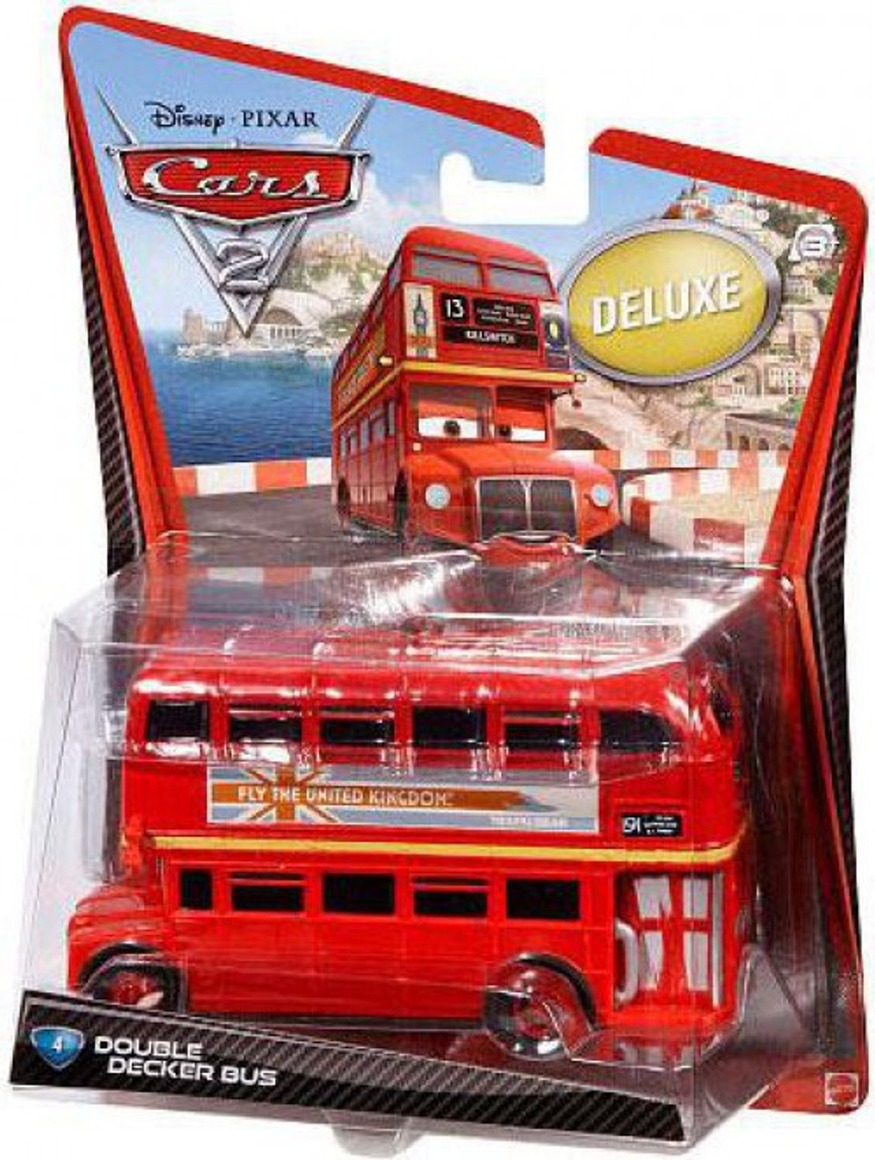 disney cars double decker bus