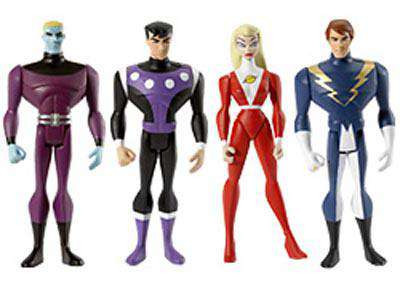 DC Justice League Unlimited Legion of Super Heroes Set of 4 Exclusive