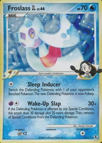 Pokemon Platinum Rising Rivals Single Card Rare Holo Froslass Gl 6 Toywiz Pokemon Platinum Rising Rivals Single Card Rare Holo Froslass Gl 6 Toywiz