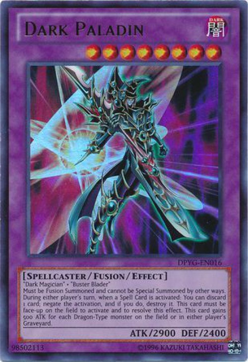 dark paladin yugioh card YU-GI-OH! - (MIL1-EN041) - Millennium Pack 1-1st Edition Inside the presentation box there is also a display stand. Dark Paladin GP16-JP007 Prices |