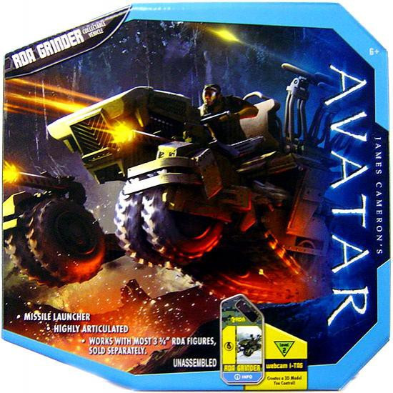 James Camerons Avatar Combat Vehicle RDA Grinder Action Figure Set ...