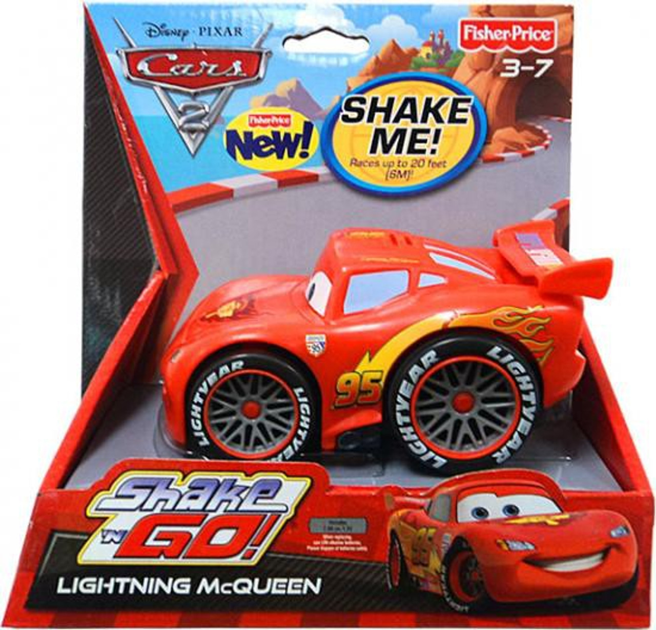 cars shake n go lightning mcqueen