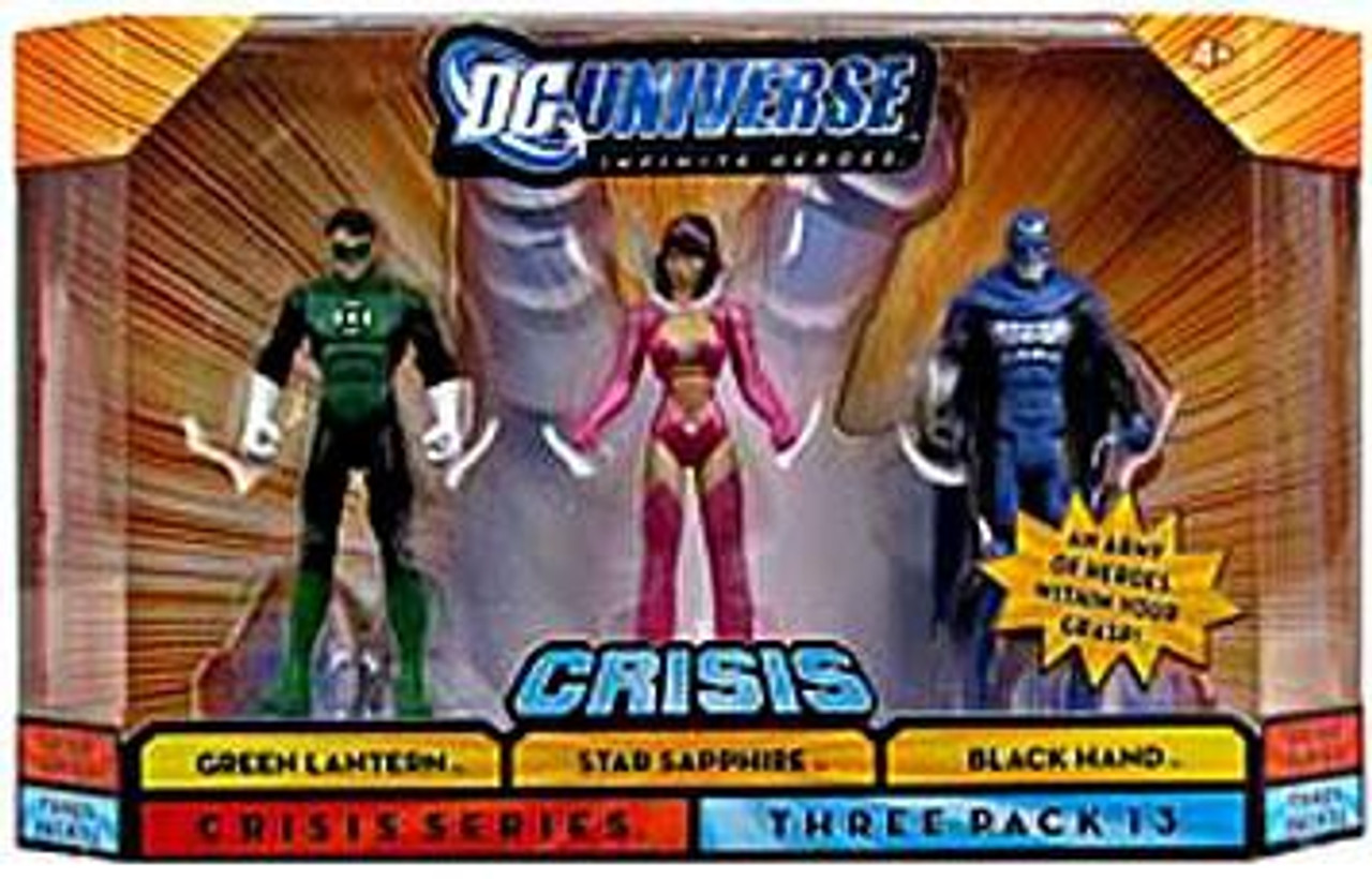 Dc Universe Crisis Infinite Heroes Green Lantern Star Sapphire Black Hand 3 75 Action Figure 3 Pack 13 Mattel Toys Toywiz - roblox dark hand mask