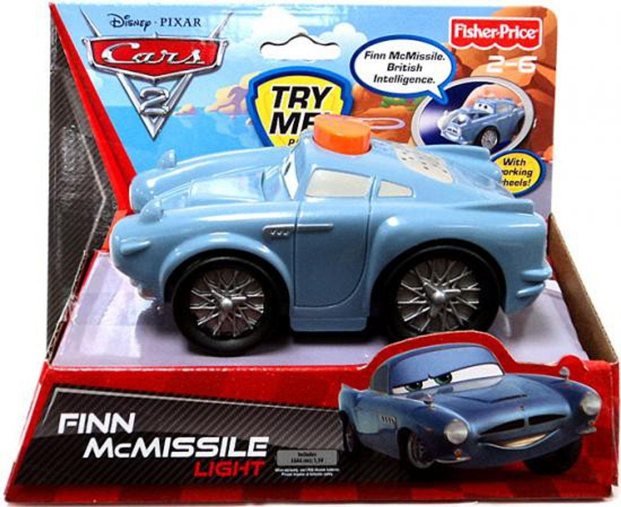 Fisher Price Disney Pixar Cars Cars 2 Finn Mcmissile Light
