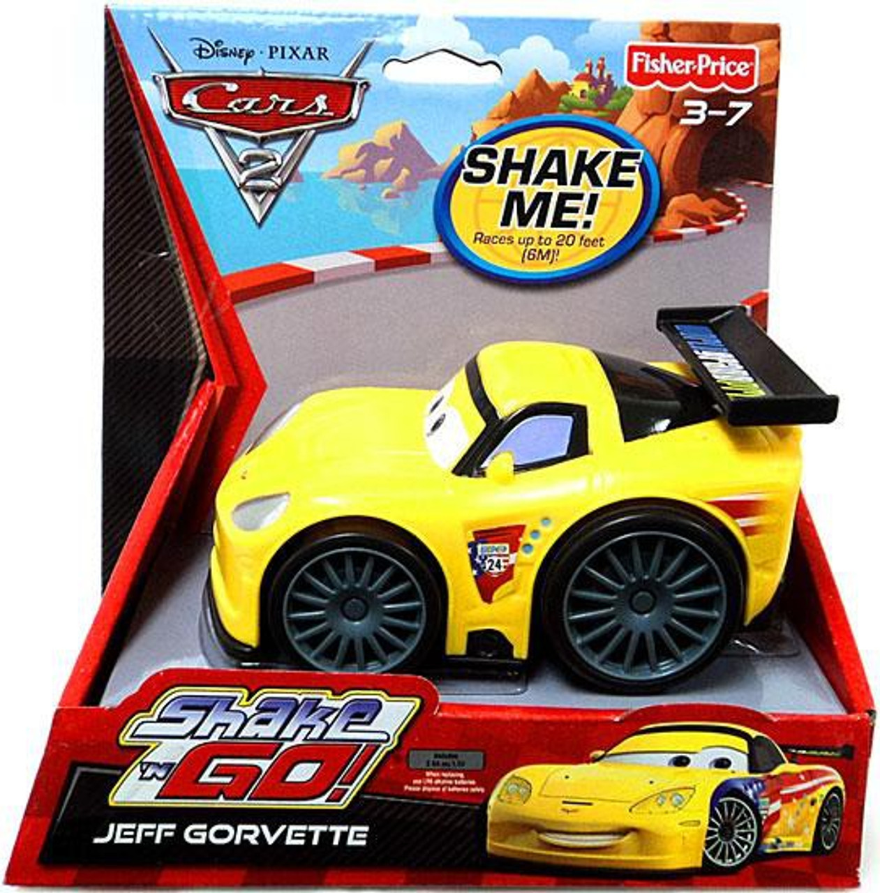 disney cars shake and go