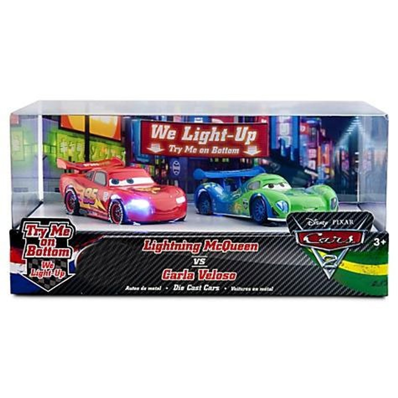 lightning mcqueen race car set